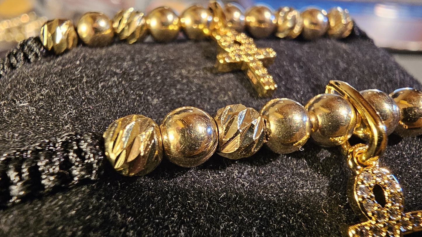 Pulsera Artesanal CRUZ ANKH