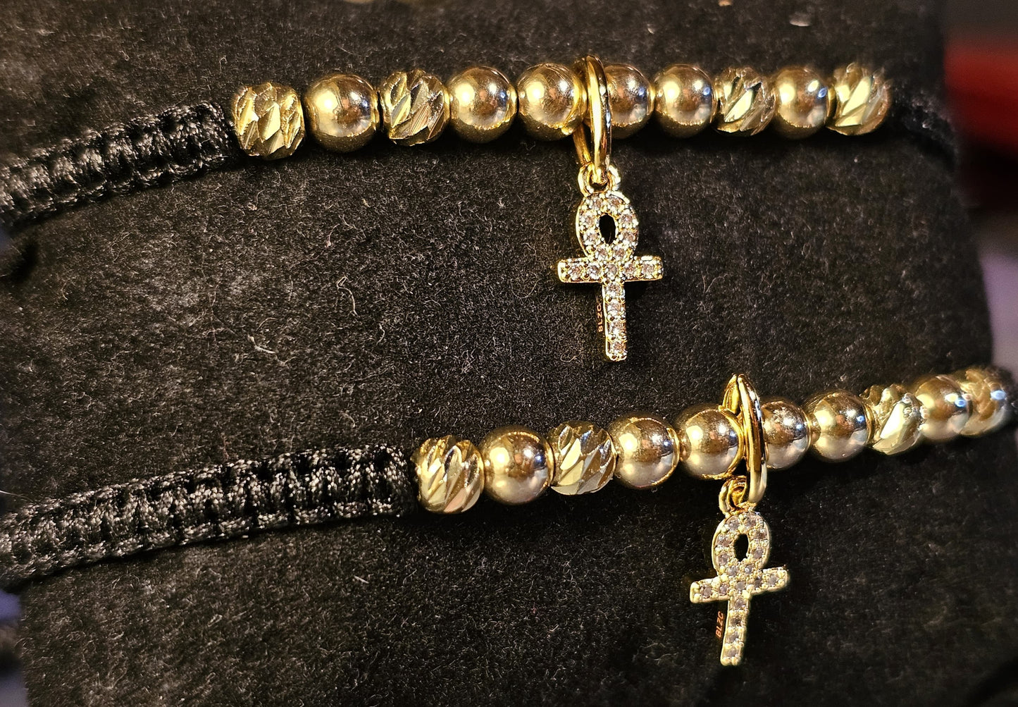 Pulsera Artesanal CRUZ ANKH