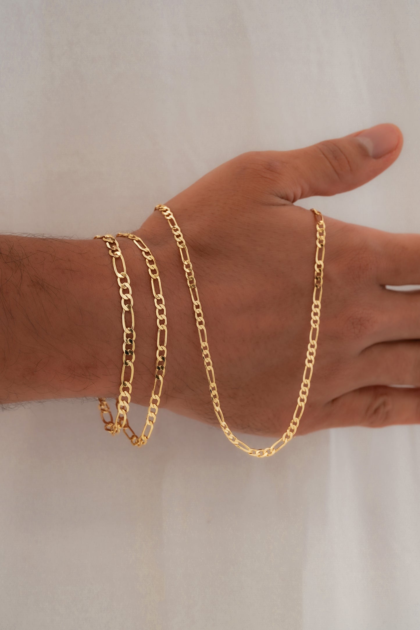 Cadena C 3 x 1 Diamantada 65 Cms 3 mm