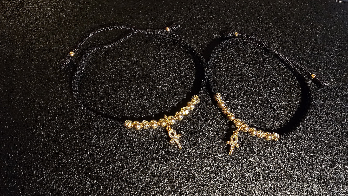 Pulsera Artesanal CRUZ ANKH