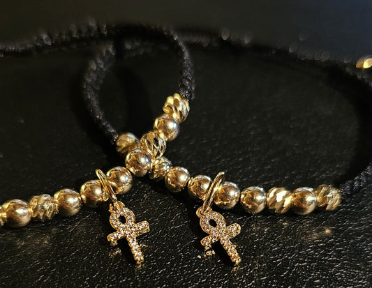 Pulsera Artesanal CRUZ ANKH