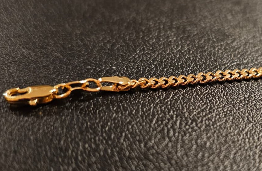 Pulsera Cubana Plana 20 cm