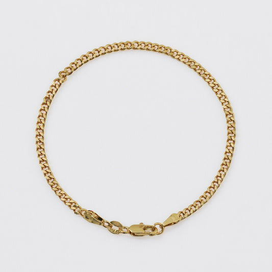 Pulsera Cubana Plana 20 cm